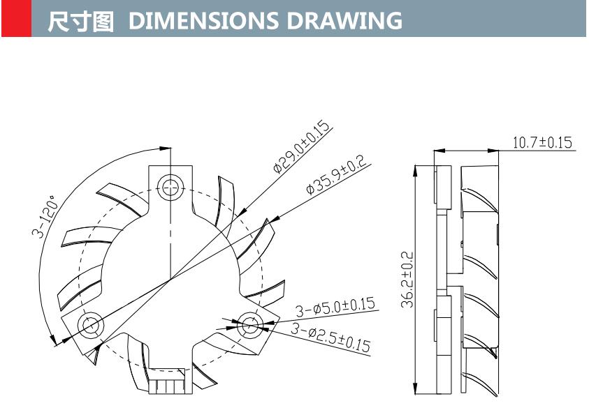 Axial DC 5V 12V 24V 4010mm Frameless Cooling Fan(图1)